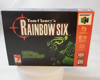 Tom Clancy s Rainbow Six NTSC Nintendo 64 N64 En Reproduction Box