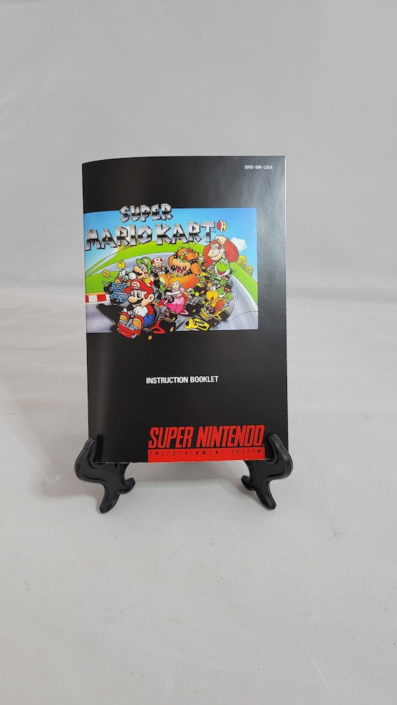 Notice (manuel) Mario Kart Super Nintendo USA - état Correct, Pour Collectionneurs