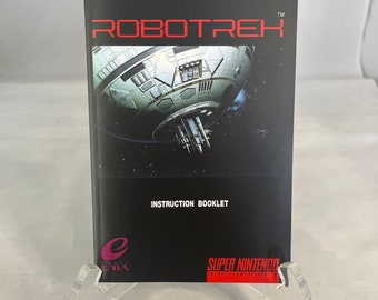 ROBOTREK | NTSC | Super Nintendo | SNES | En | User Instruction Manual