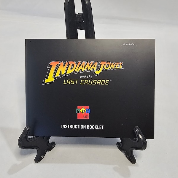 Indiana Jones and The Last Crusade | NTSC | Nintendo | NES | En | User Instruction Manual