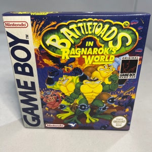 Battletoads in Ragnarok&#39;s World | NTSC | Gameboy | GB | En | Reproduction Box and Inner Tray
