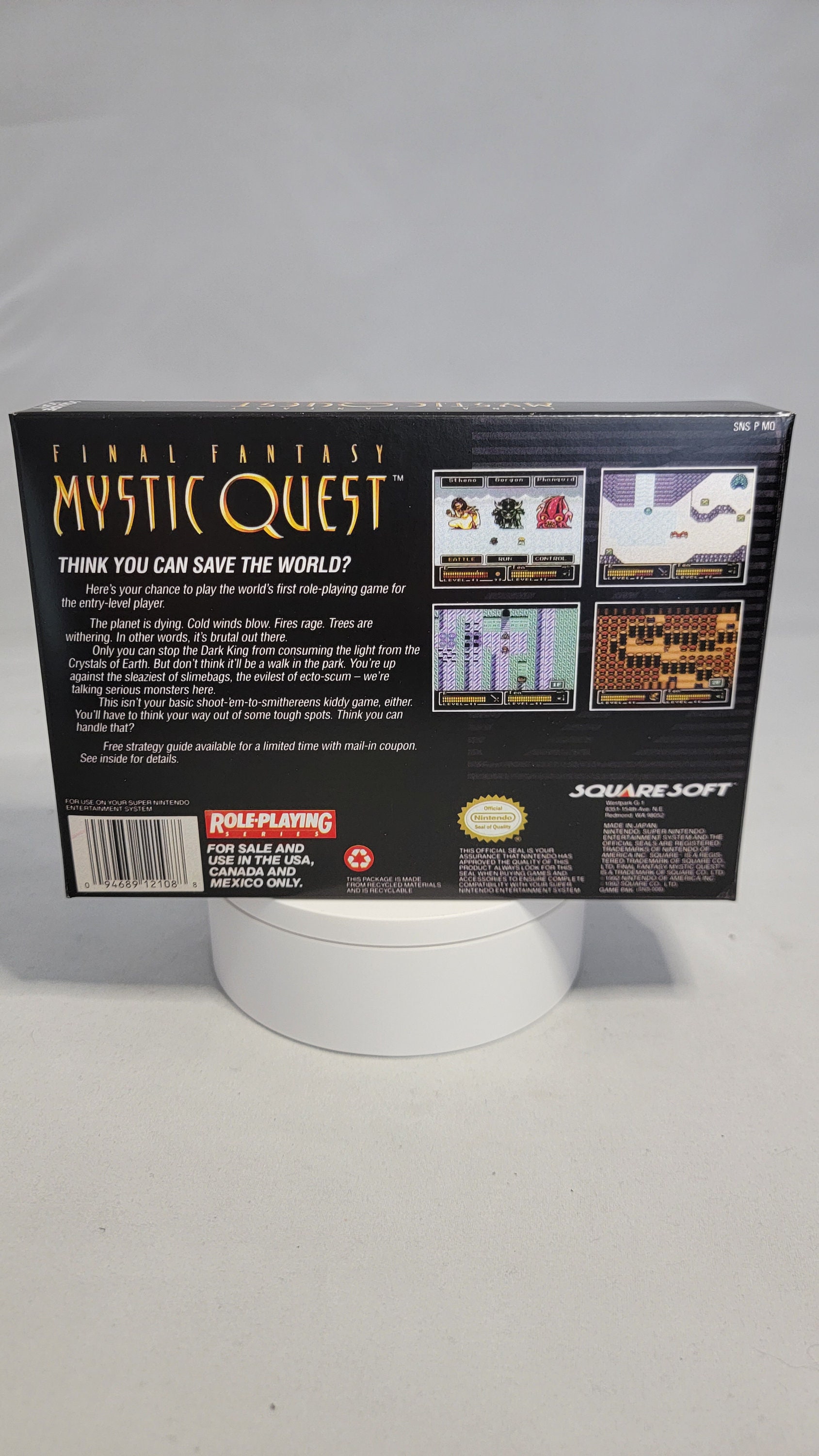 Final Fantasy Mystic Quest | NTSC | Super Nintendo | SNES | En ...