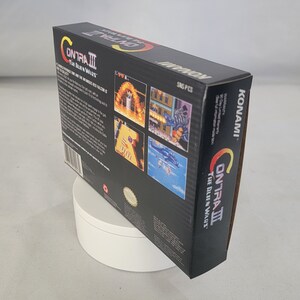 Contra 3 | NTSC | Super Nintendo | SNES | En | Reproduction Box and ...
