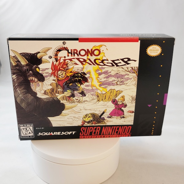 Chrono Trigger | NTSC | Super Nintendo | SNES | En | Reproduction Box and Inner Tray