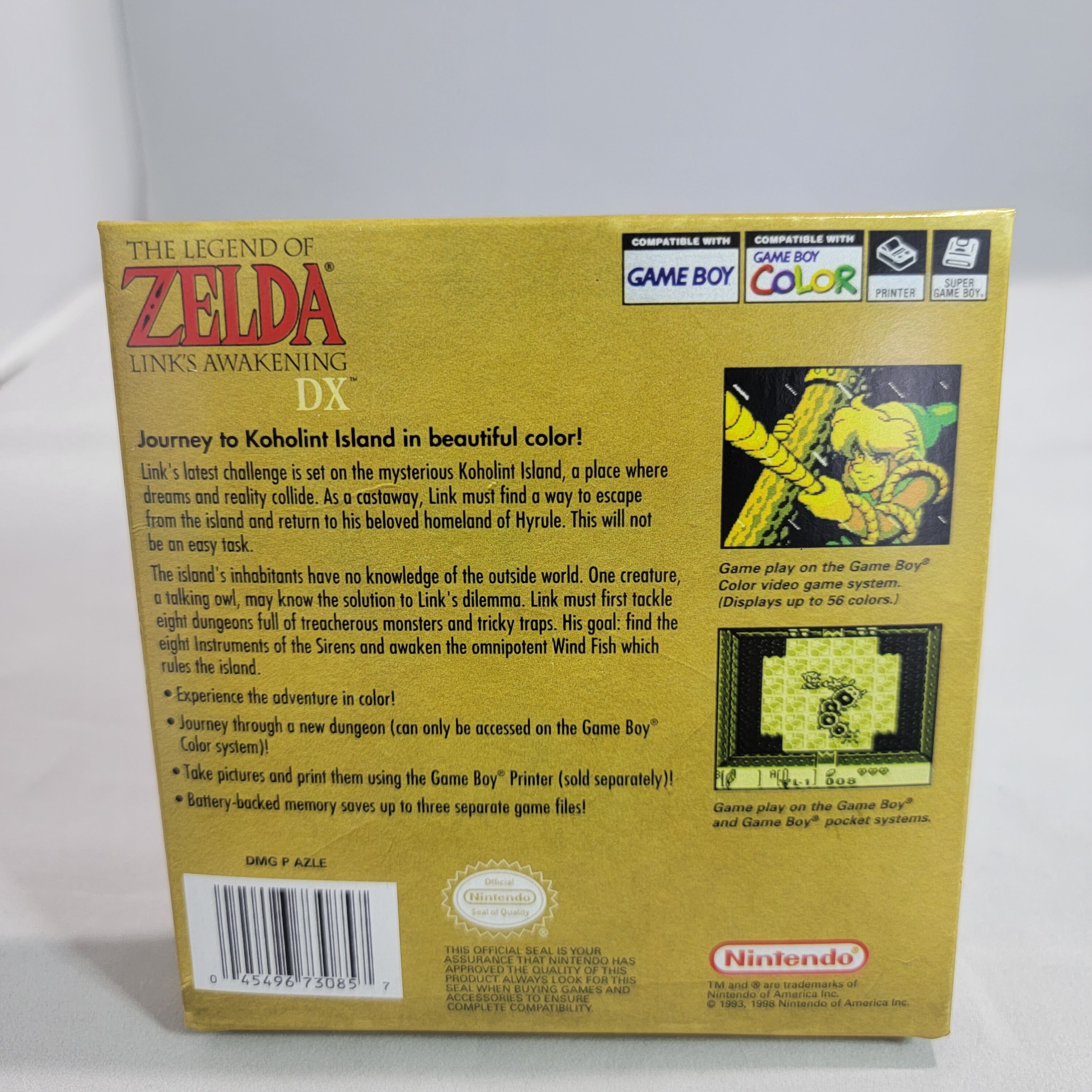 The Legend of Zelda Link's Awakening DX NTSC Gameboy 