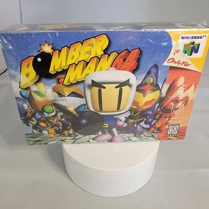Bomber Man 64 | NTSC | Nintendo 64 | N64 | En | Reproduction Box and Inner Tray