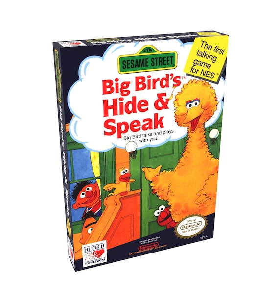 Sesame Street Big Bird's Hide & Speak | NTSC | Nintendo | NES | En