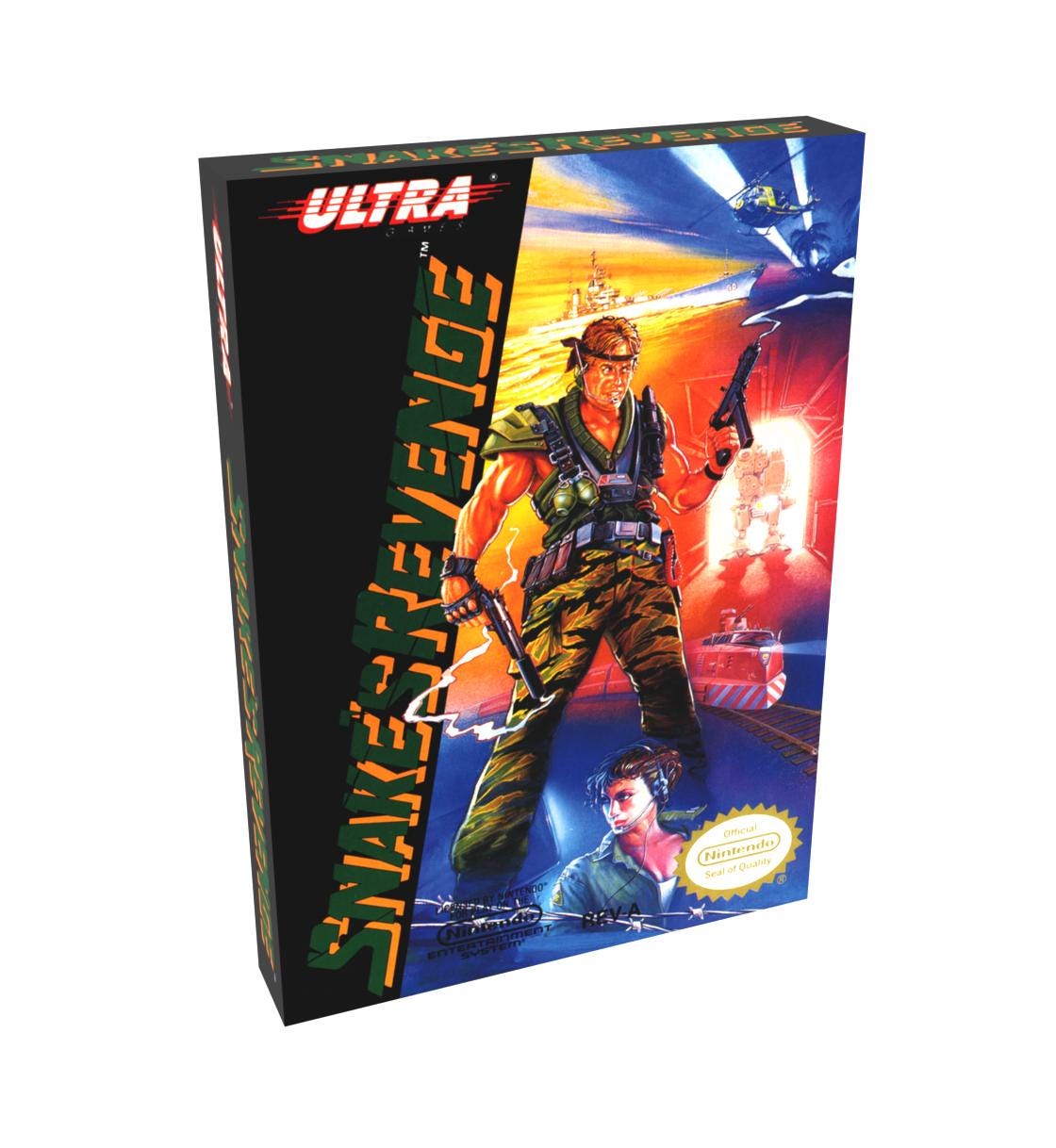 Snake's Revenge | NTSC | Nintendo | NES | En | Reproduction Box - Etsy