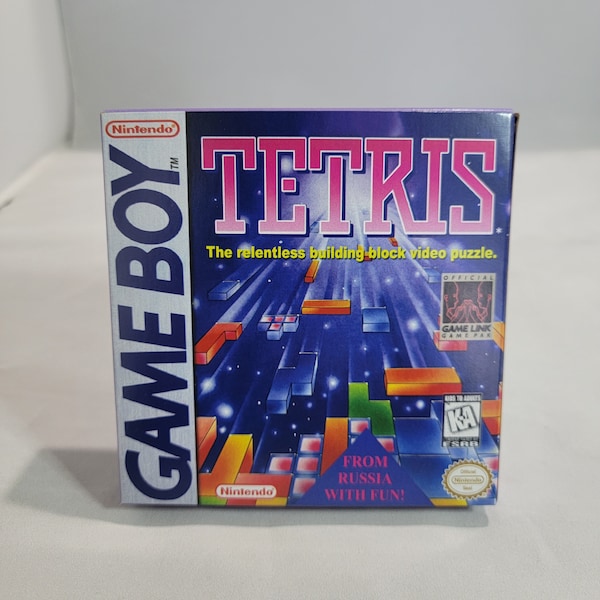 Tetris | NTSC | Gameboy | GB | En | Reproduction Box and Inner Tray