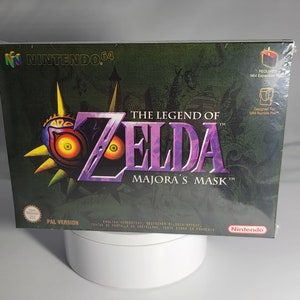 The Legend of Zelda Majora&#39;s Mask | PAL | Nintendo 64 | N64 | En,Fr,Nl,De,It,Es | Reproduction Box and Inner Tray