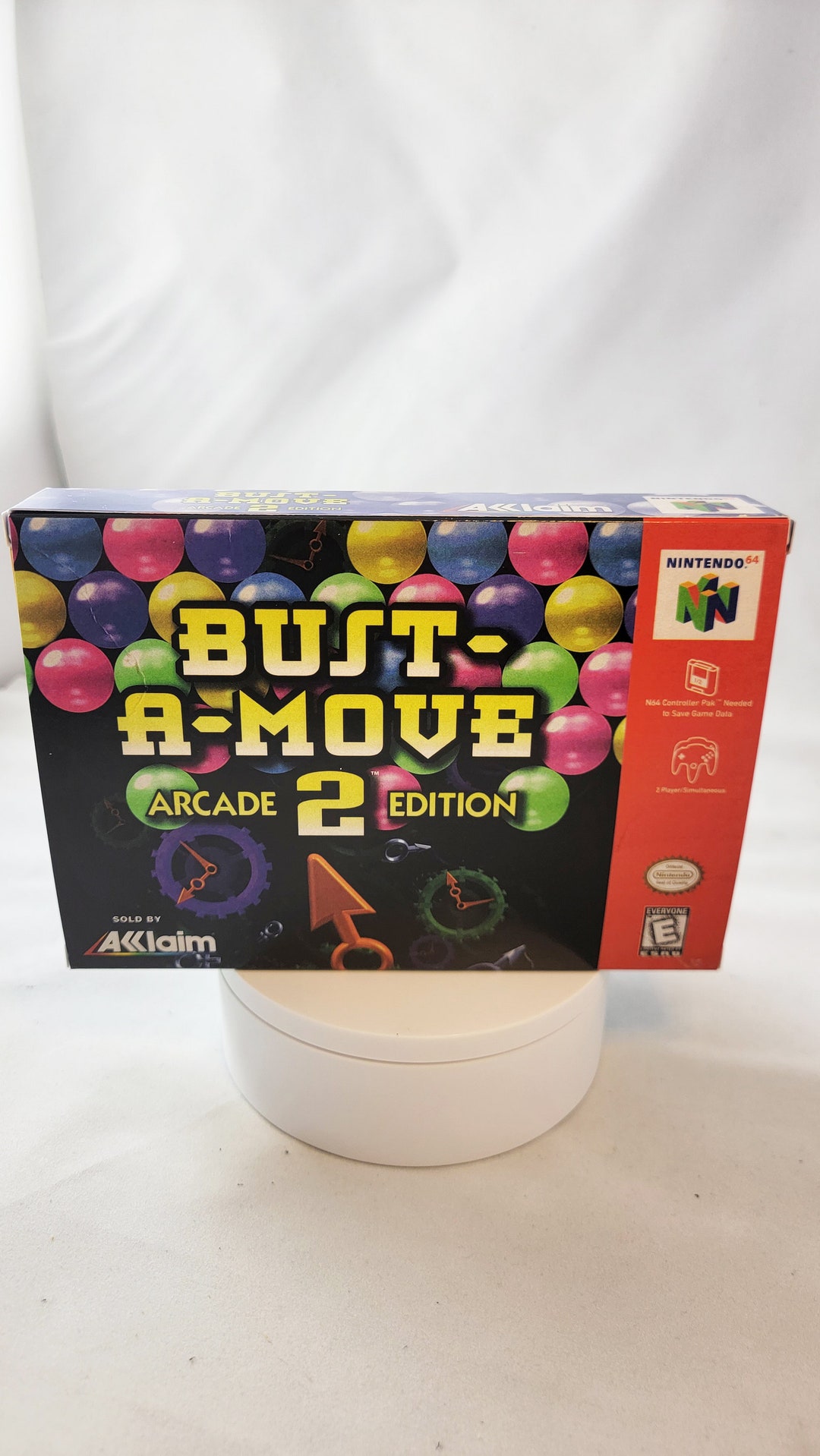 Bustamove 2 Arcade Edition NTSC Nintendo 64 N64 En Reproduction Box