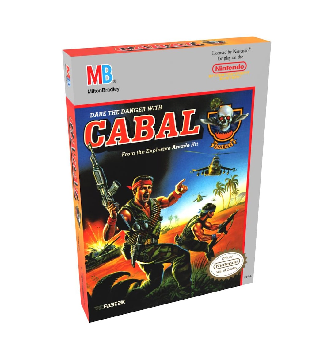 Cabal | NTSC | Nintendo | NES | En | Reproduction Box - Etsy