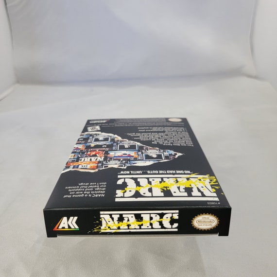 Narc | NTSC | Nintendo | NES | En | Reproduction Box - Etsy