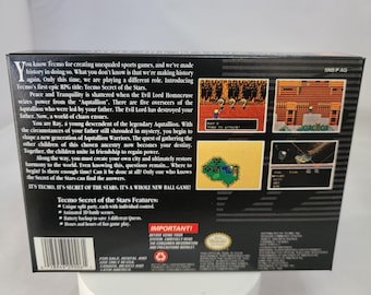 Tecmo Secret of the Stars NTSC Super Nintendo SNES En