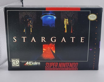 porte des étoiles | NTSC | Super-Nintendo | SNES | Fr | Boîte de reproduction et plateau intérieur