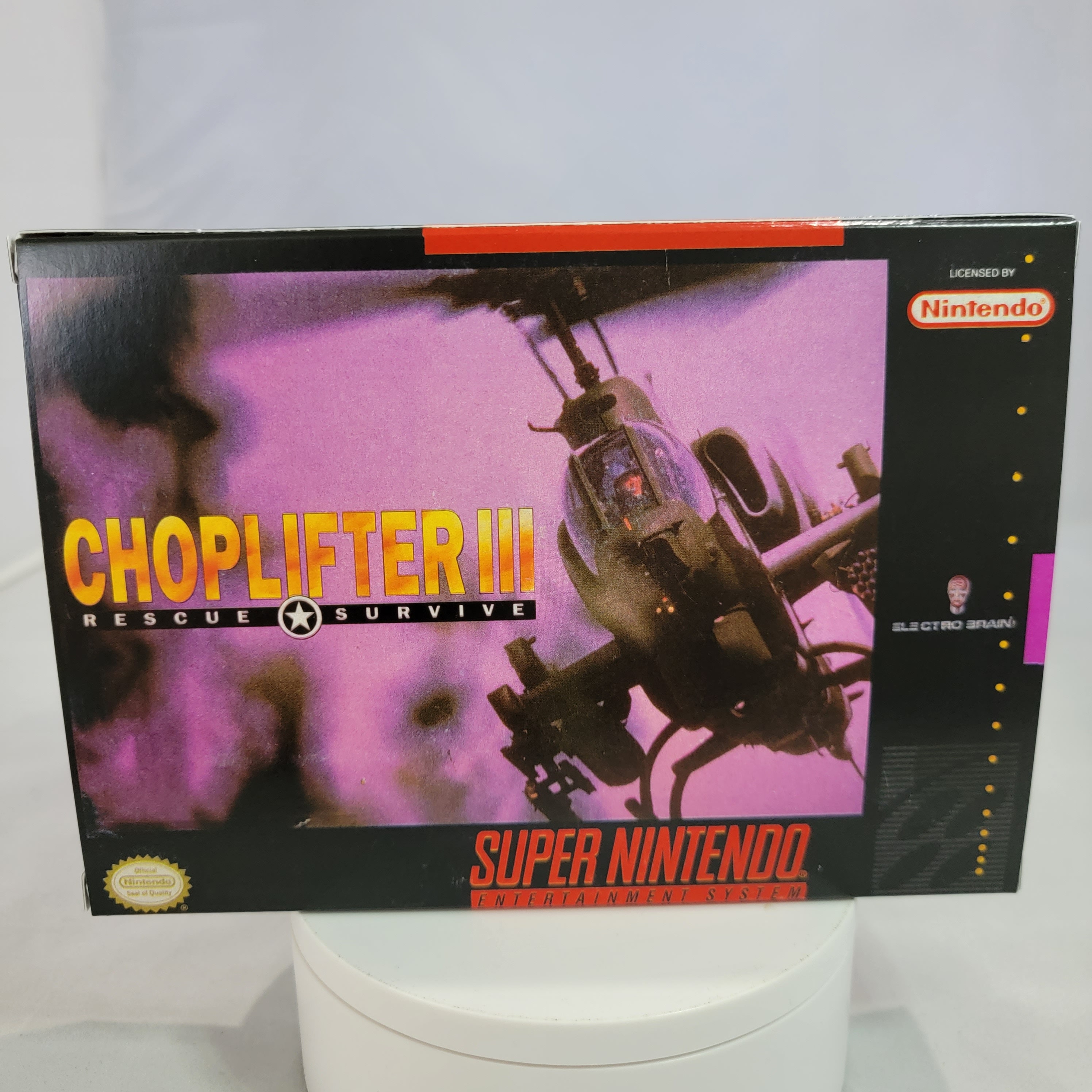 Choplifter 3 - Rescue Survive (SNES) Super Nintendo Game by