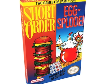 Short Order Egg-Splode! | NTSC | Nintendo | NES | En | Reproduction Box