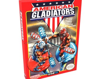 American Gladiators NTSC Nintendo NES En Reproduction