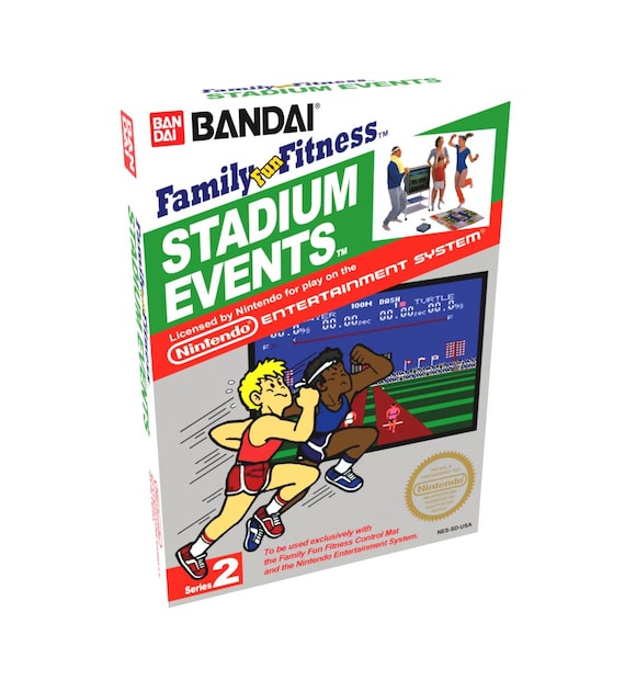 Stadium Events | NTSC | Nintendo | NES | En | Reproduction Box - Etsy