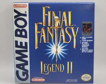 TGS FF サイン入り 2種 Final Fantasy Legend 2 | NTSC | Gameboy | GB | En