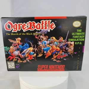 Ogerschlacht | *NTSC | Super Nintendo | SNES | De | Reproduktionsbox und Innenfach