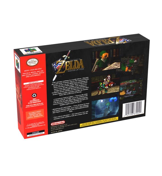 ゼルダの伝説 時のオカリナ | NTSC | ニンテンドー64 | N64 | 英語