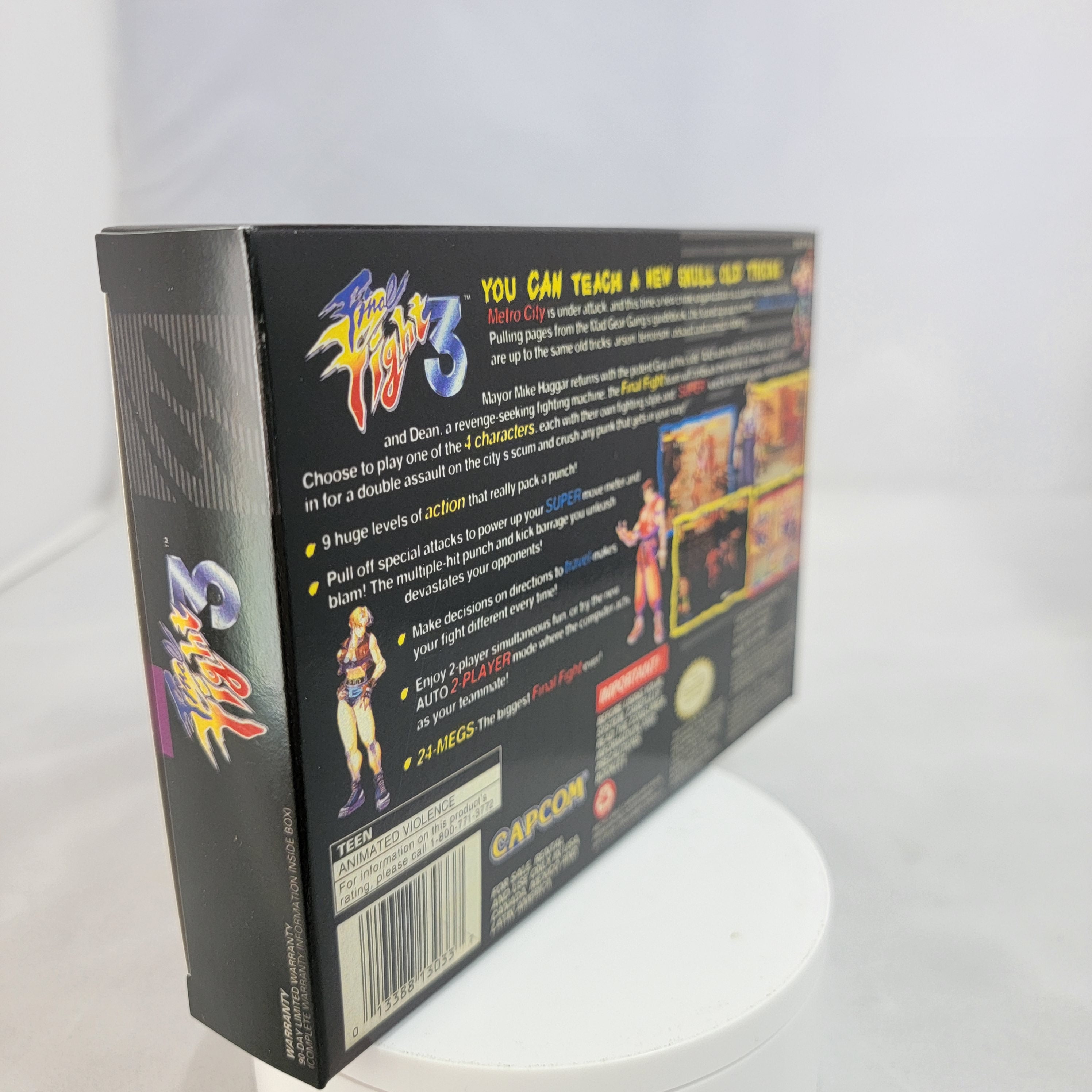 Final Fight 3 | NTSC | Super Nintendo | SNES | En | Reproduction Box ...