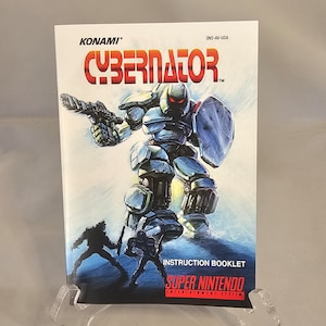 Cybernator | NTSC | Super Nintendo | SNES | En | User Instruction Manual