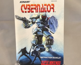 Cybernator | NTSC | Super Nintendo | SNES | En | User Instruction Manual