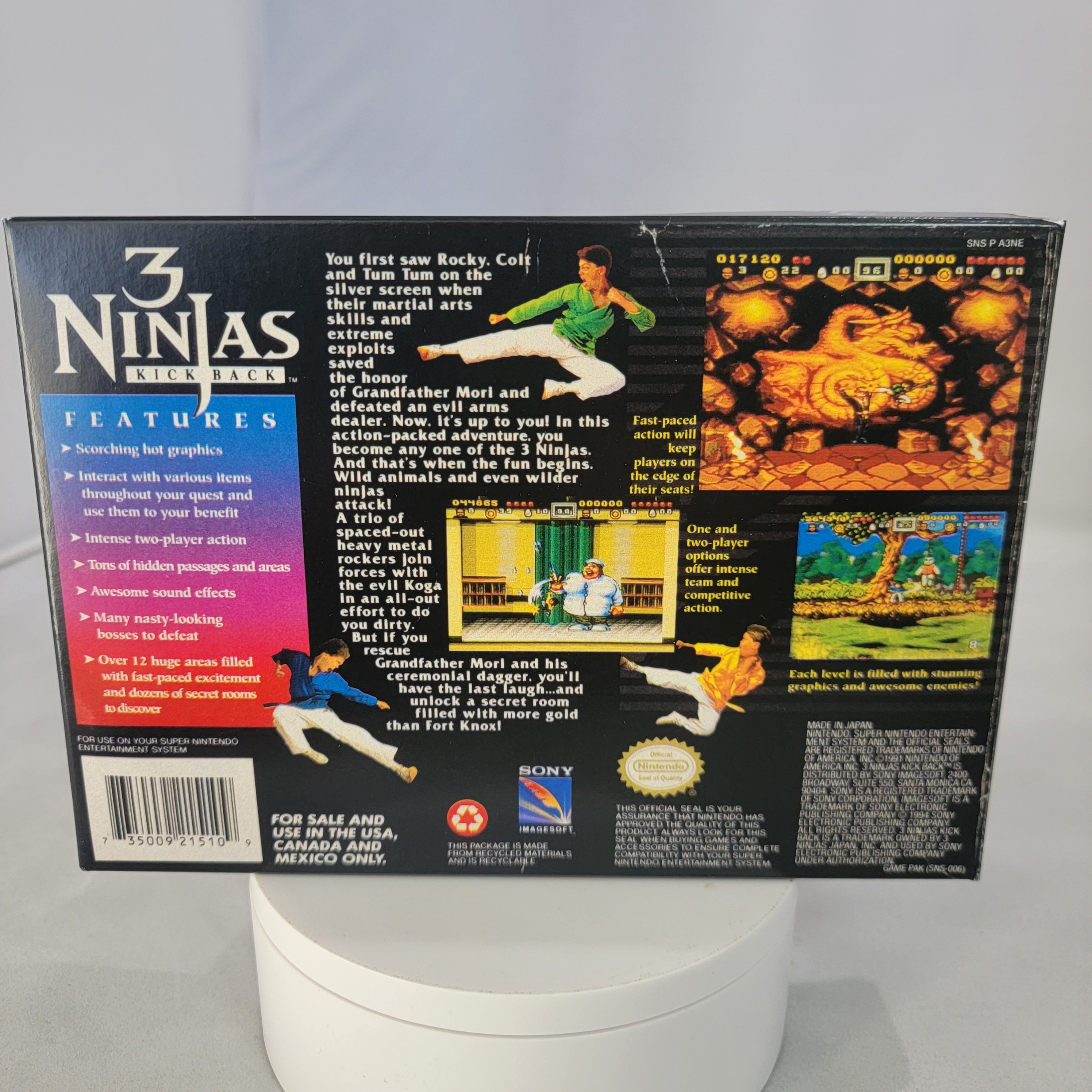 3 Ninjas Kick Back Tested Working | eBay