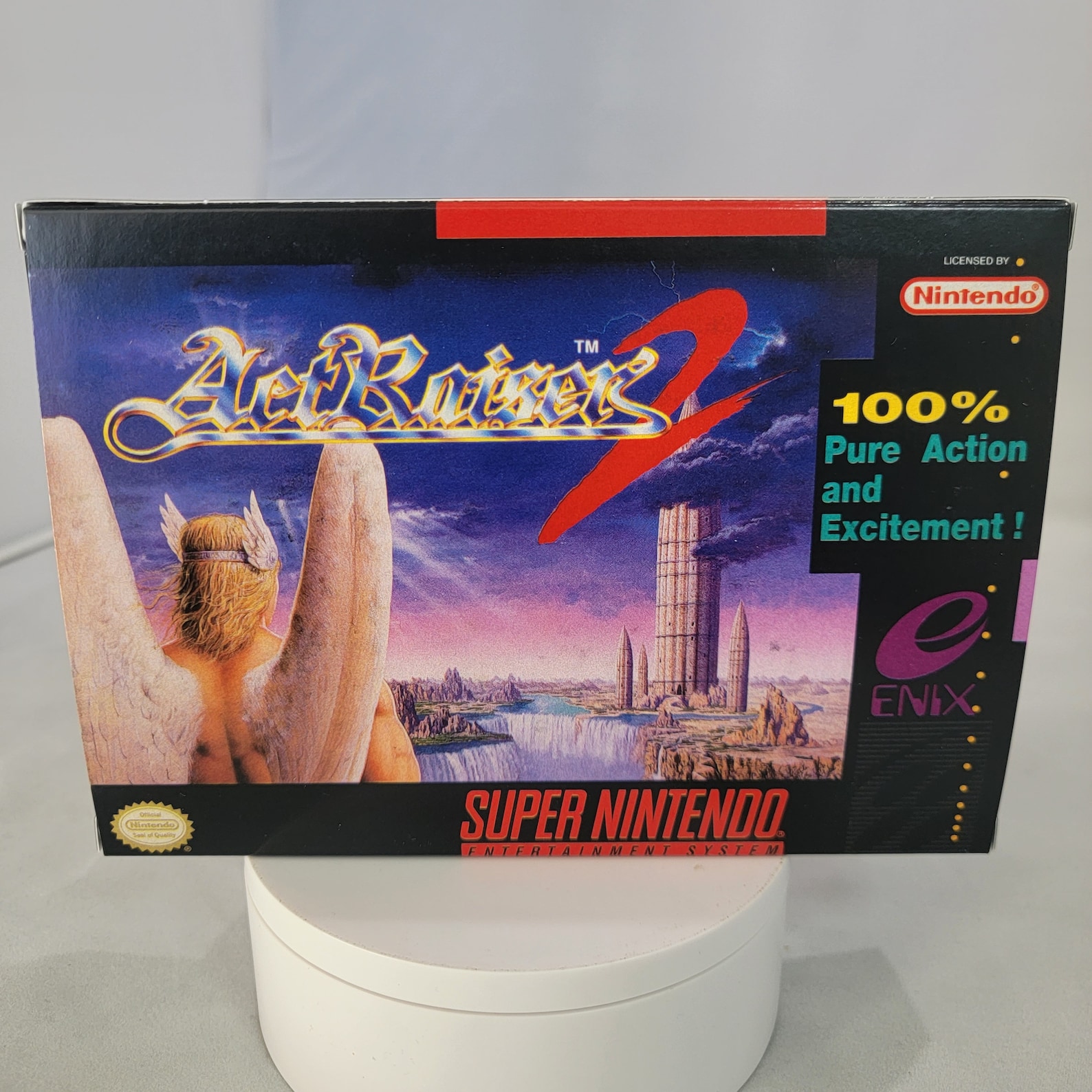 Actraiser 2 | NTSC | Super Nintendo | SNES | En | Reproduction Box and ...