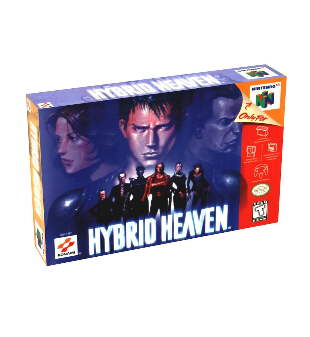 Hybrid Heaven | NTSC | Nintendo 64 | N64 | En | Reproduction Box