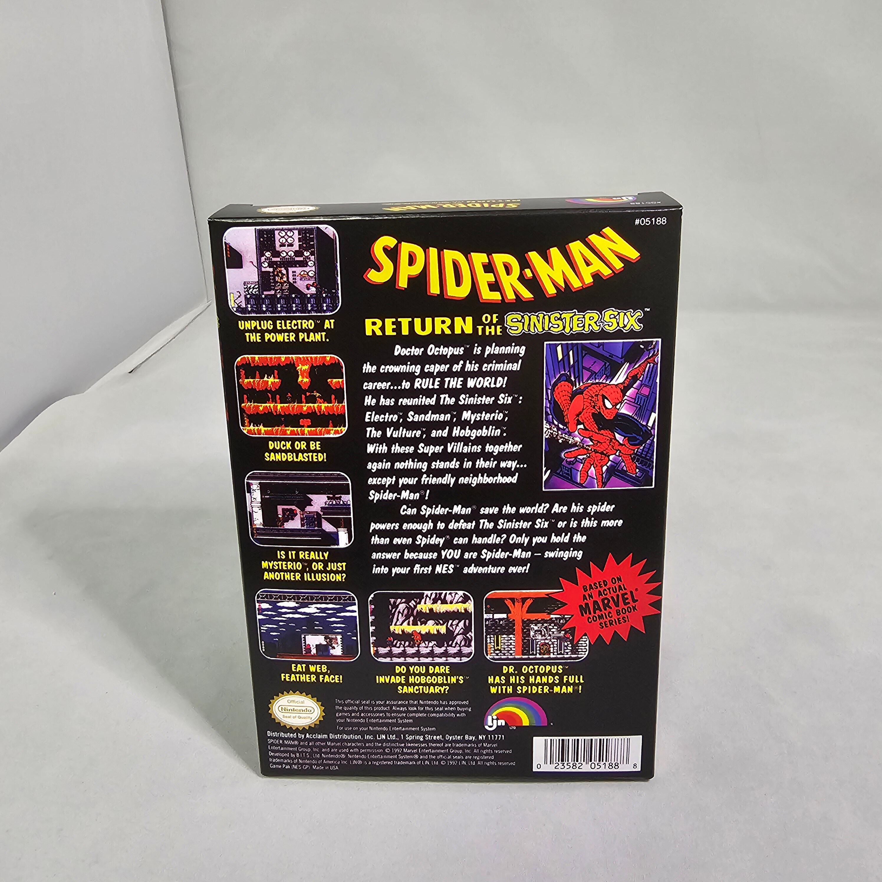 Spider-man Return of the Sinister Six | NTSC | Nintendo