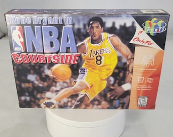 NBA Courtside | NTSC | Nintendo 64 | N64 | En | Reproduction Box and Inner Tray