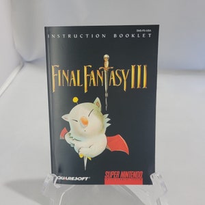 Final Fantasy 3 | NTSC | Super Nintendo | SNES | En | User Instruction Manual