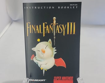 Final Fantasy 3 | NTSC | Super Nintendo | SNES | En | User Instruction Manual