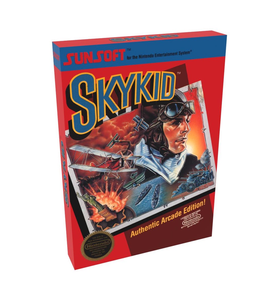 Sky Kid | NTSC | Nintendo | NES | En | Reproduction Box - Etsy