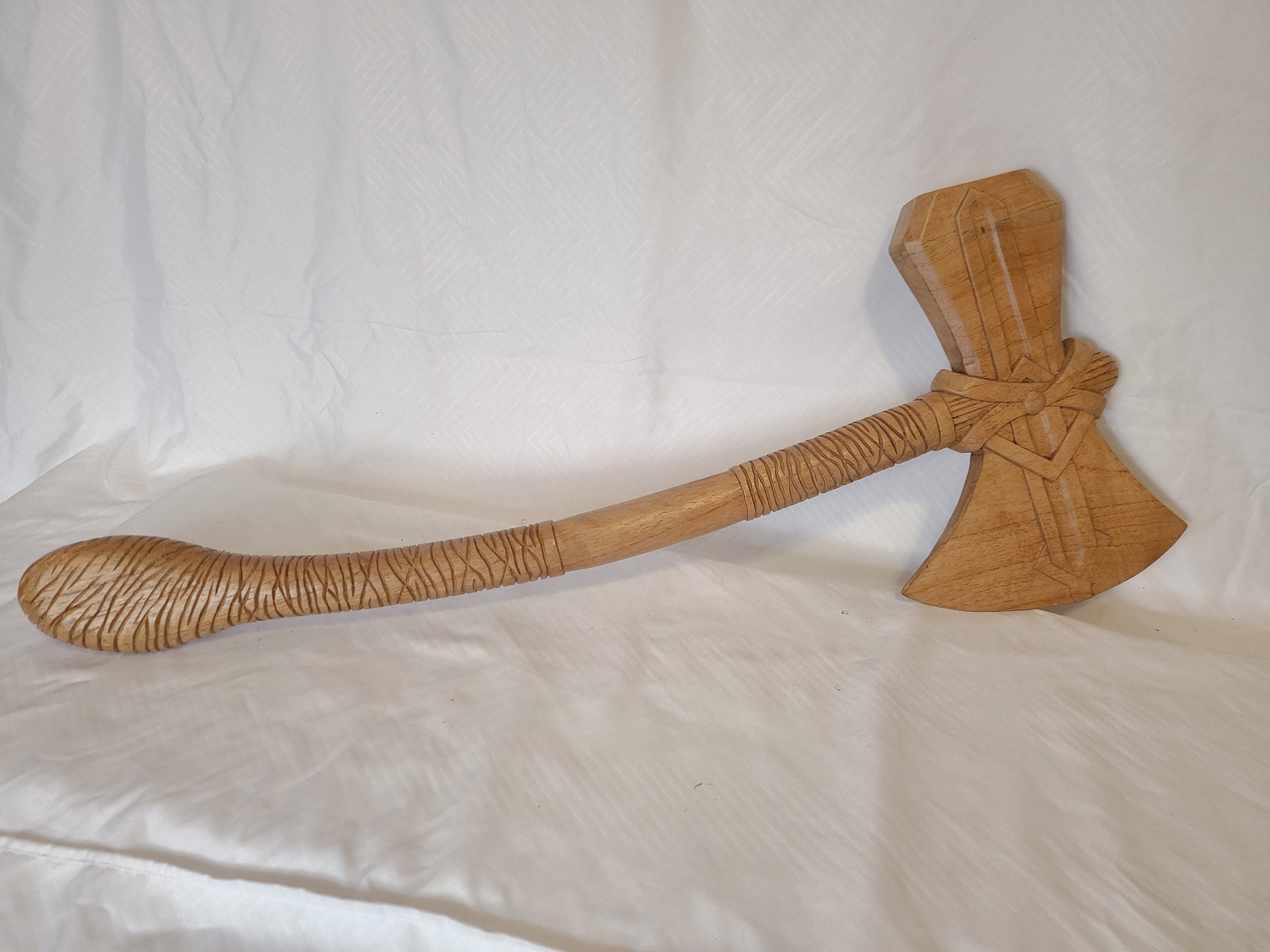 MARVEL THOR Battle AXE Life Size 100 Hand Carved Etsy