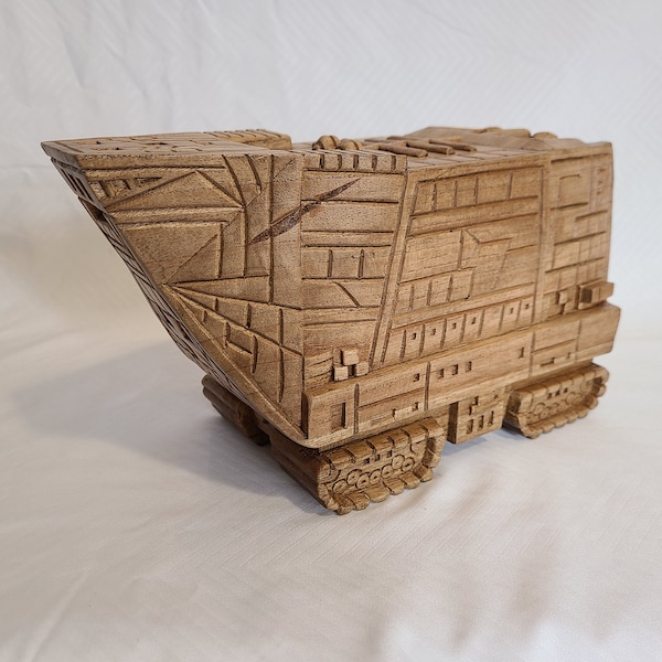 Star Wars - Jawa SAND CRAWLER  (LARGE Size) 100% Solid Wood Hand Carved