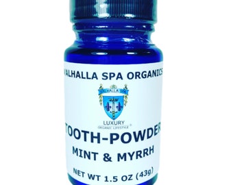 Tooth Powder With Mint and Myrrh Gum