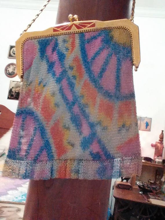 Dresden baby mesh antique purse