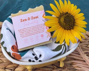 Handmade Citrus Tea Goat Milk Soap – Aromatherapy Spa Bar
