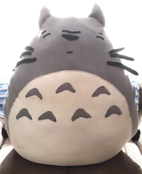 Handmade Totoro Inspired Plush Pillow Bed Very Large 4ft Etsy