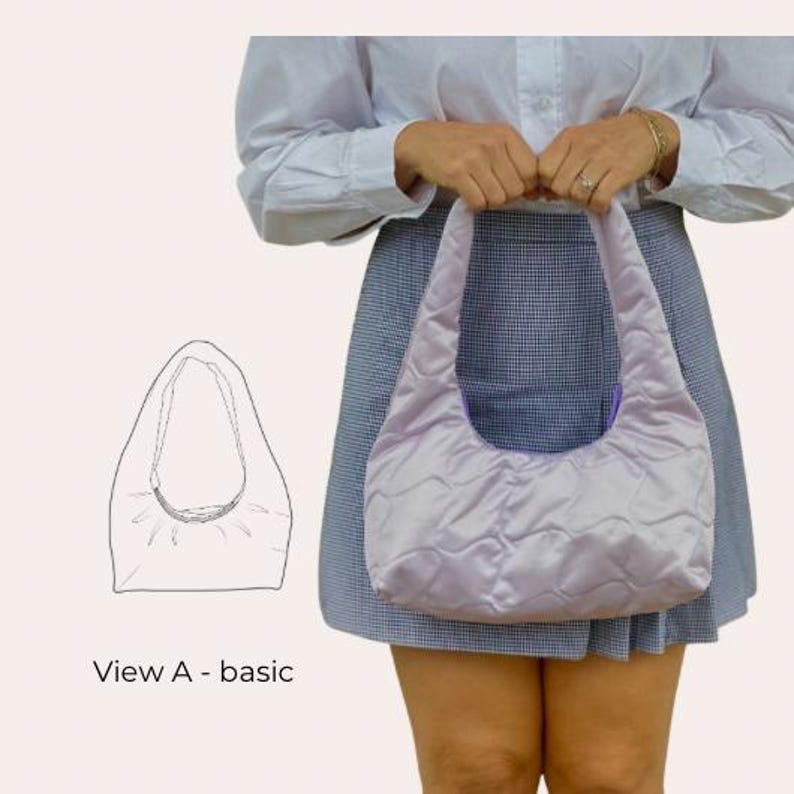 Hobo Bag Sewing Pattern PDF, Beginner Friendly (digital Download ...