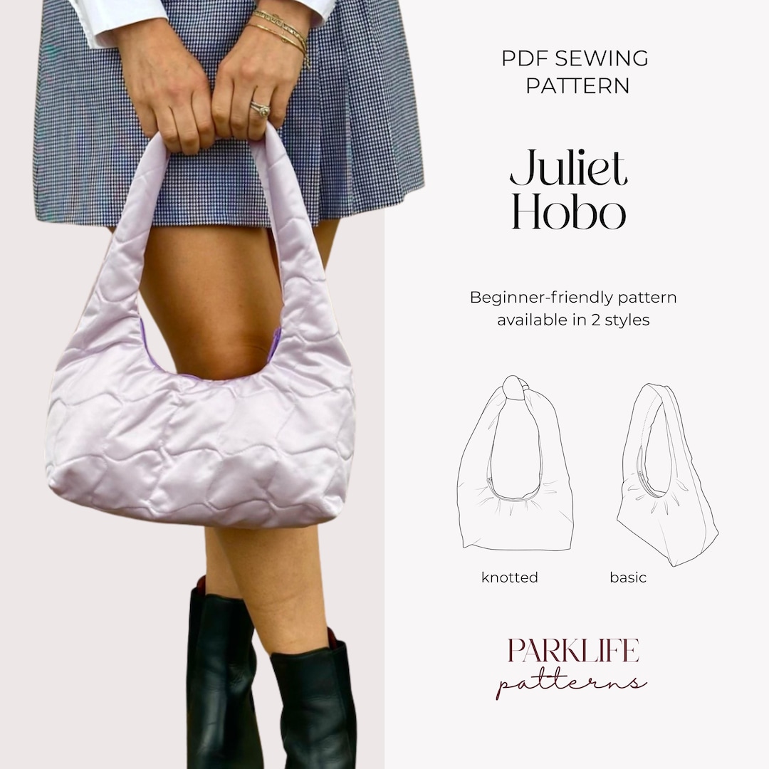 Hobo Bag Sewing Pattern PDF, Beginner Friendly (digital Download ...