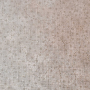 Unused Vintage Fabric Burn Out Tone on Tone Print Fabric Tan Beige Off White Small Print Clothworks Sold by the Half Yard