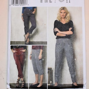 Size 16-24 UNCUT Vogue Designer 8929 Sewing Pattern, Marcy Tilton, Misses Pants