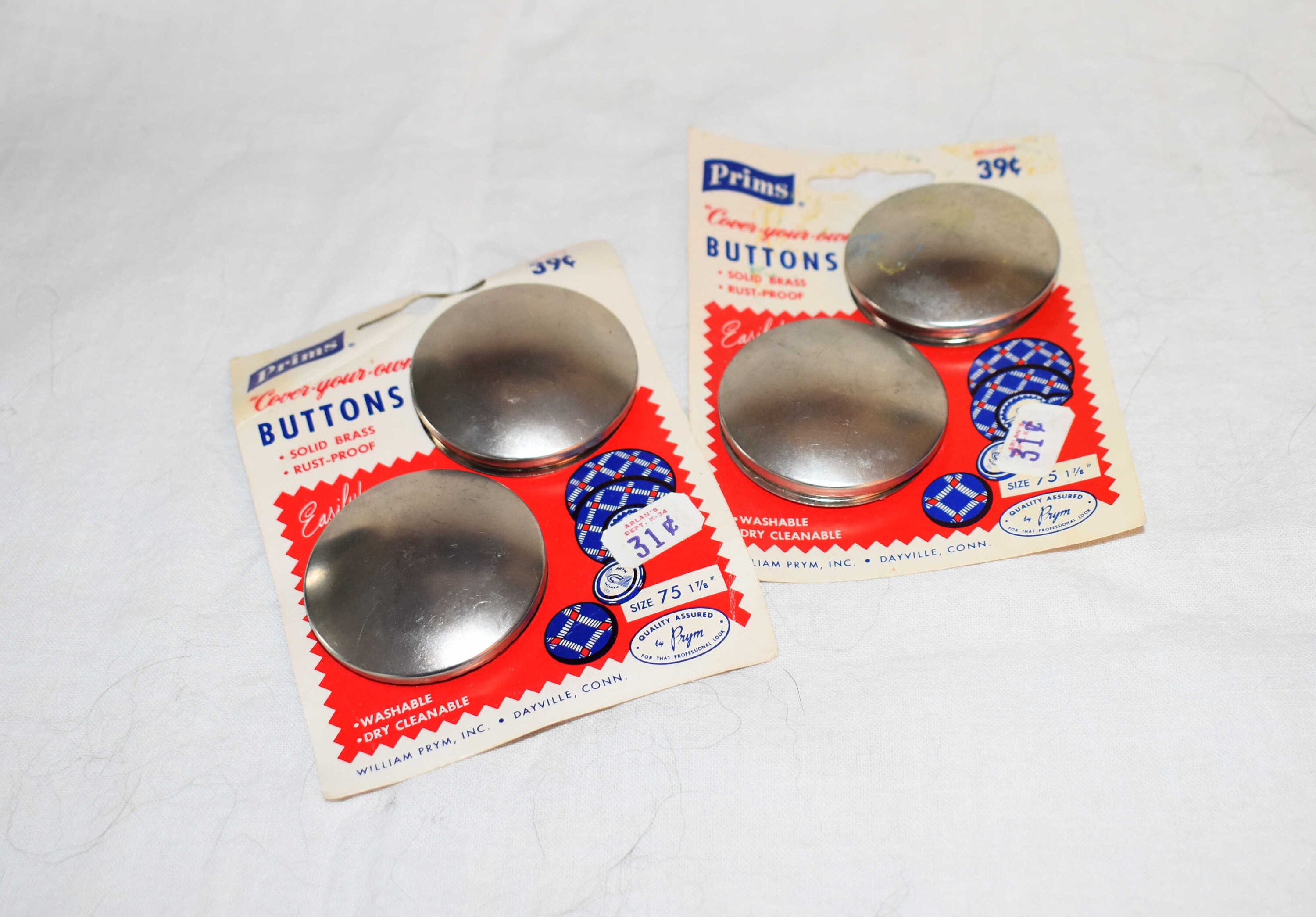 Unbenöpfte 2er-Set Karten von zwei extra großen Hüllen | Etsy