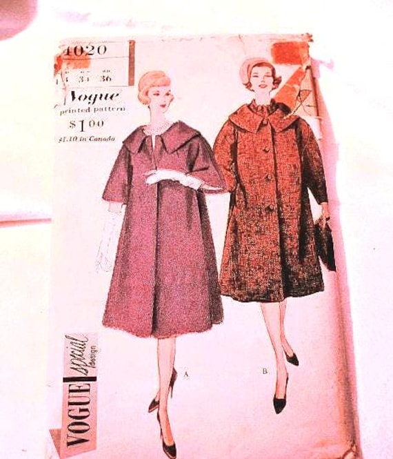 Size 14 Vintage 1950s Vogue Special Design 4020 Sewing Pattern - Main Image
