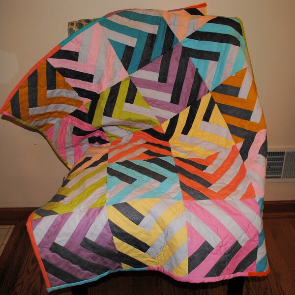 Gray Baby Quilt Etsy